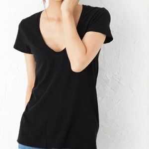 James Perse Scoop Neck T-Shirt Size 2